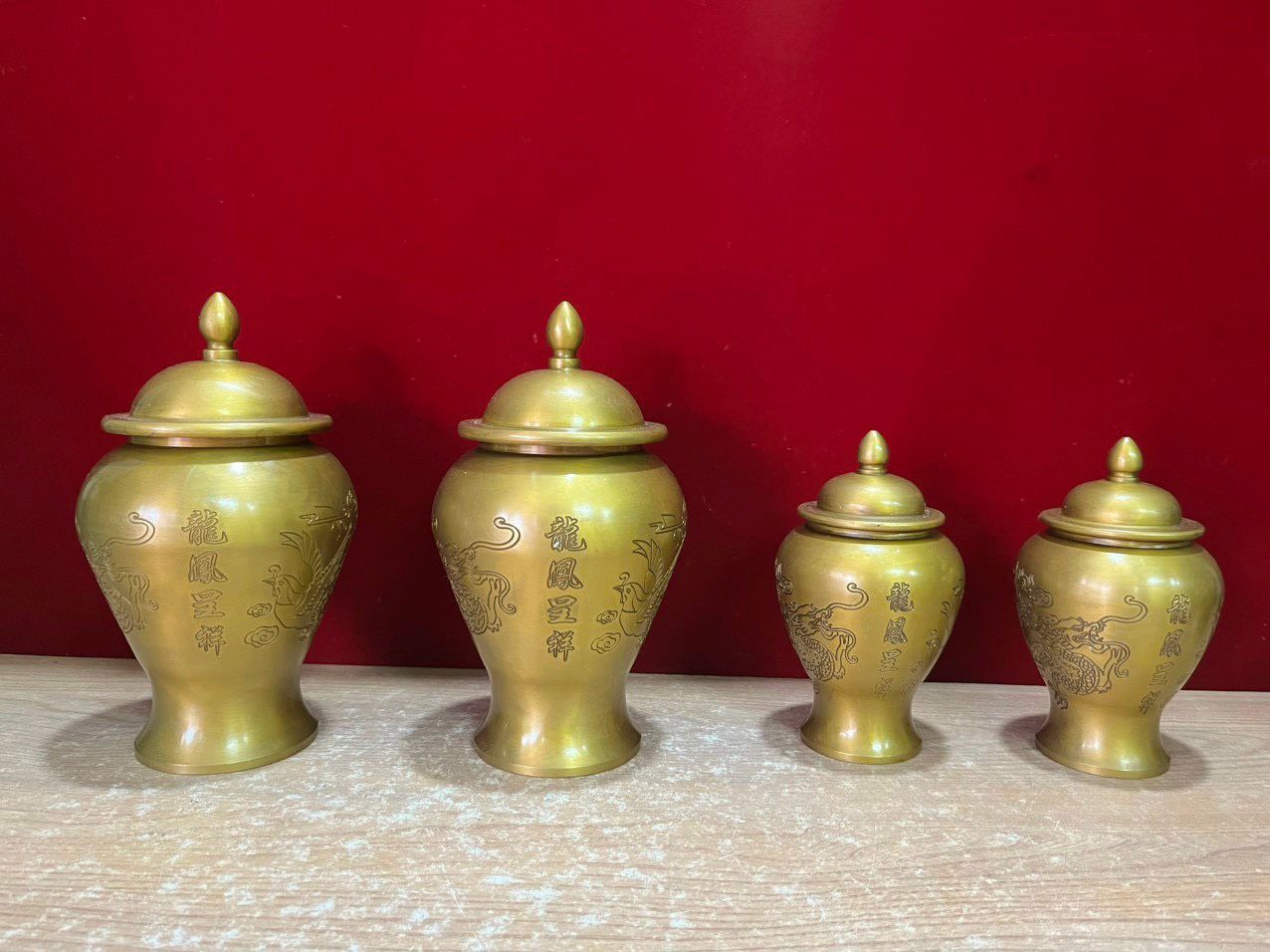 Chóe Long Phụng Bằng Đồng Cao Cấp Có 2 Kích Thước