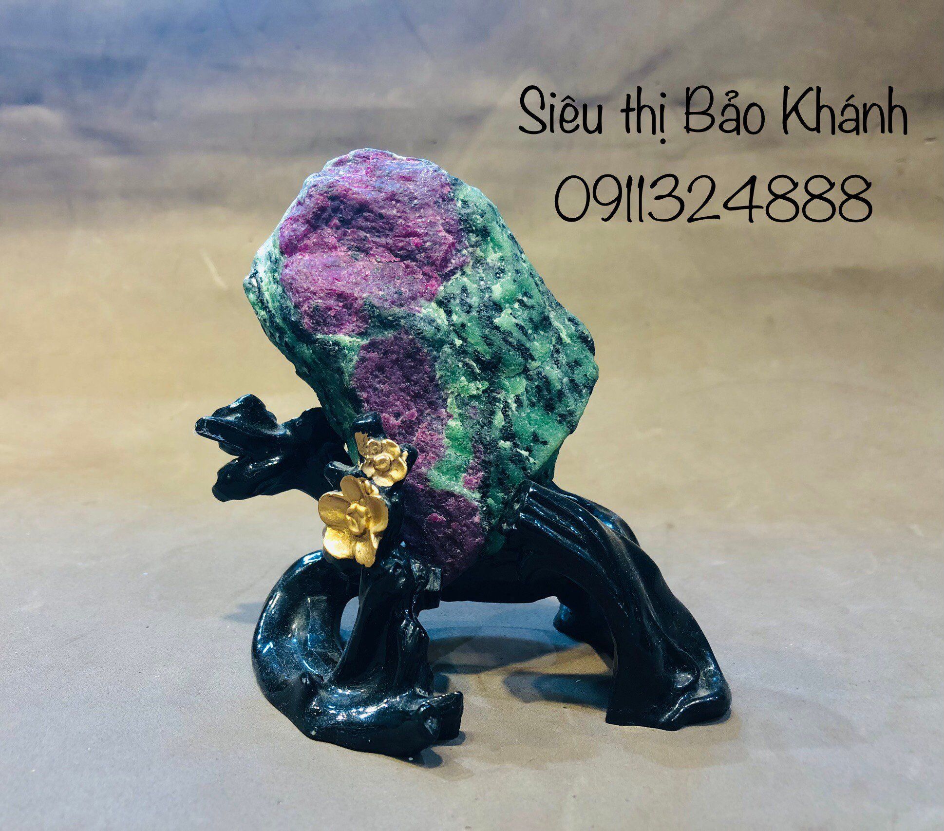 Đá Ruby Zoisite - Đá Ruby thô Nam Phi Xanh Hồng