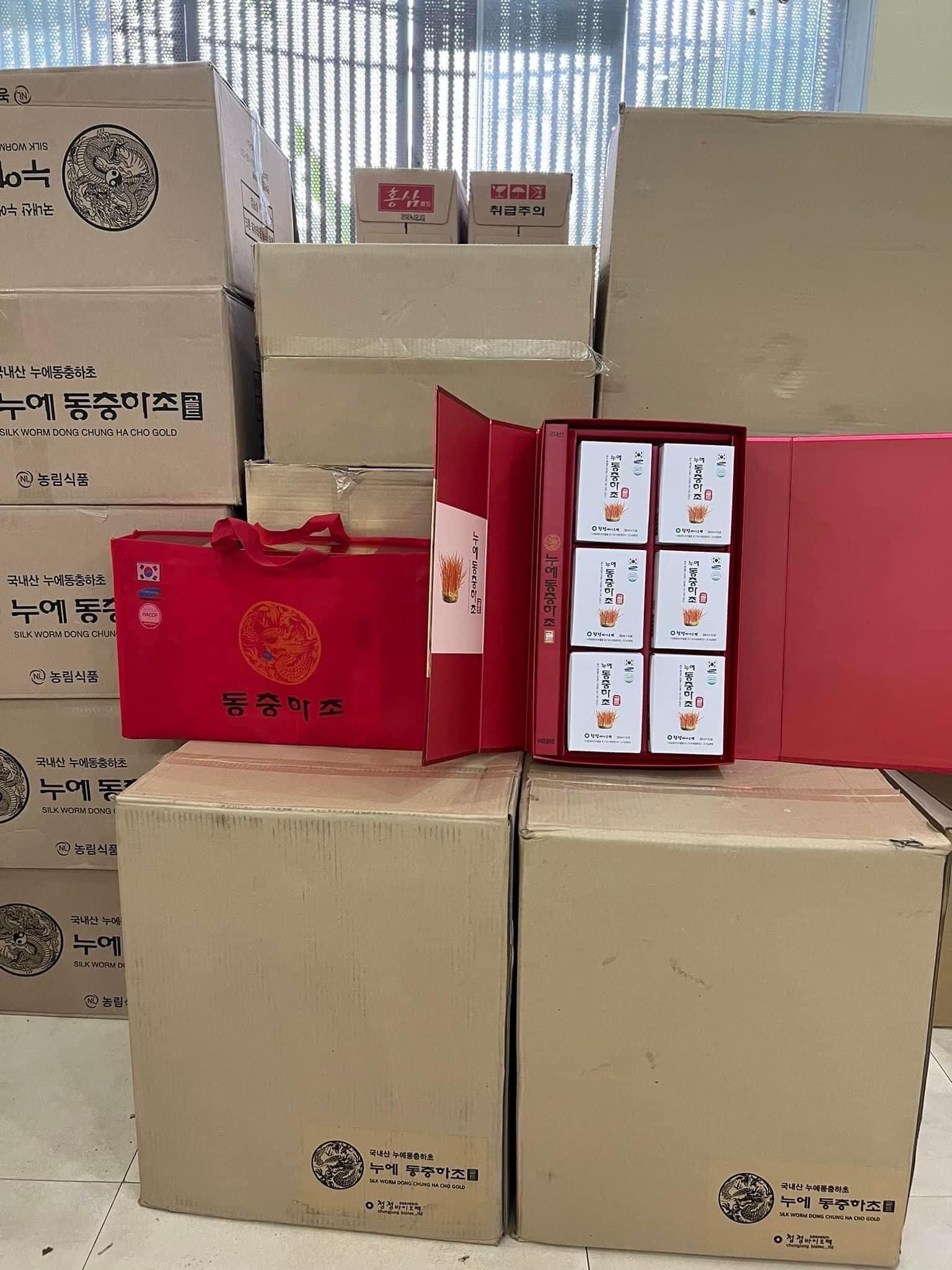 ĐÔNG TRÙNG HẠ THẢO HỘP GỖ ĐỎ-GỖ TRẮNG-GỖ ĐEN-GỖ VÀNG