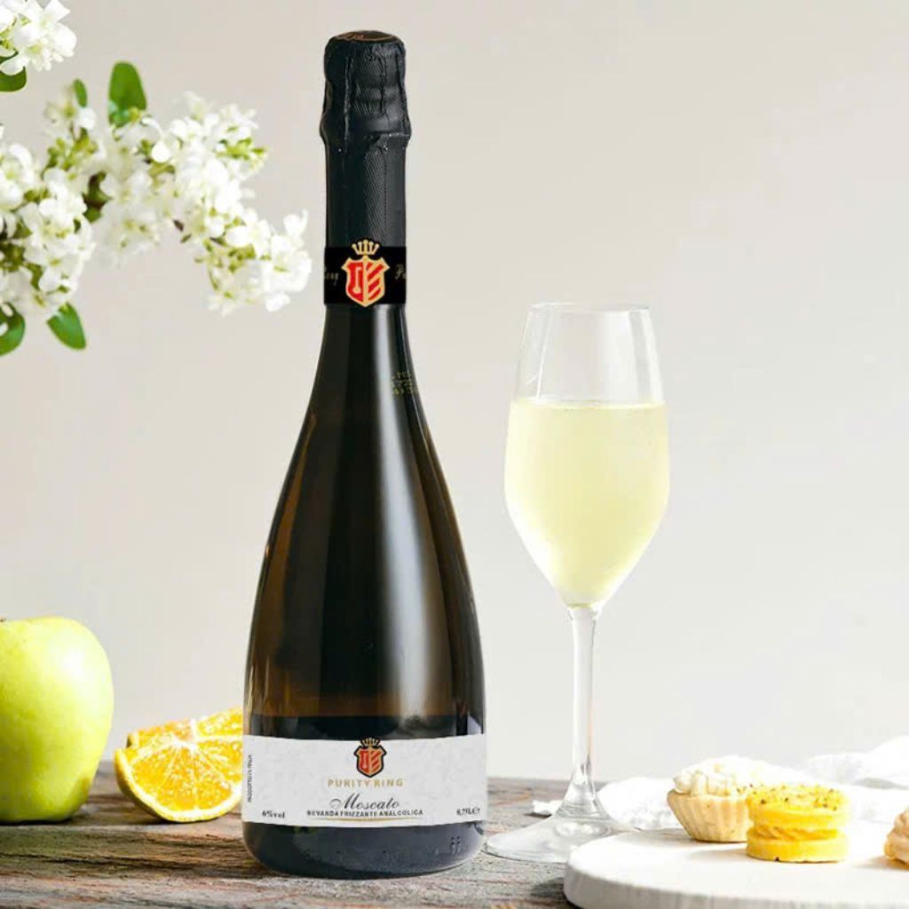RƯỢU VANG TRẮNG NGỌT MOSCATO SPARKLING BKADIT-9004