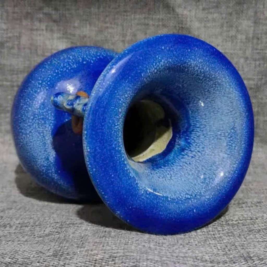 Bình gốm men xanh cobal BKCECN-9149