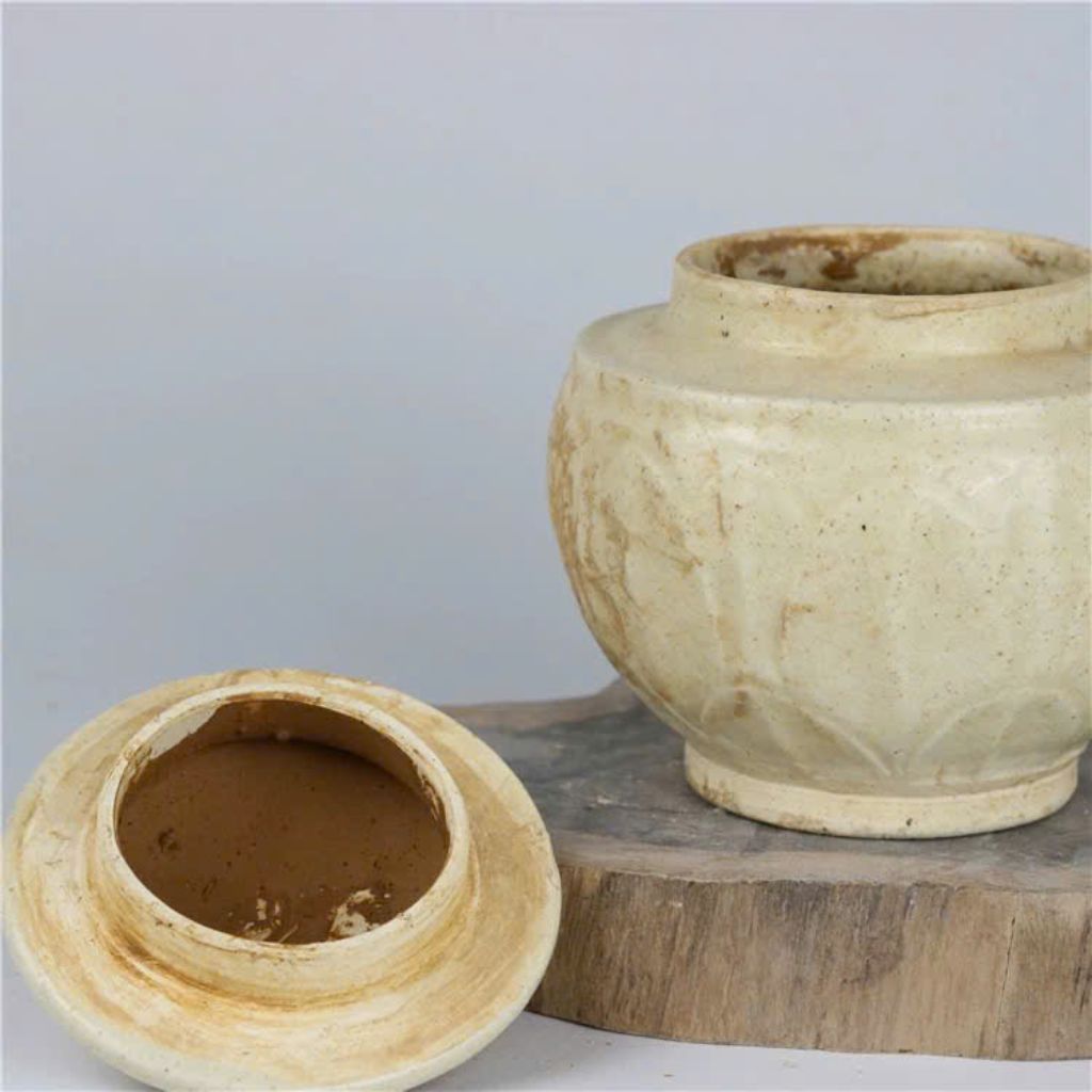 HŨ GỐM HÌNH LÁ SEN BKCEVN-9060