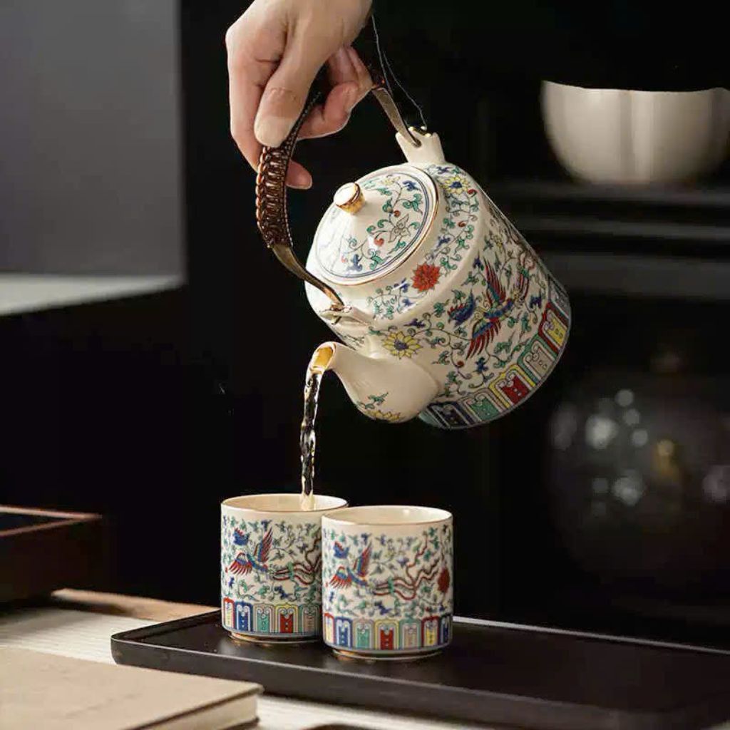 Ấm chén phượng hoàng BKCECN-9094