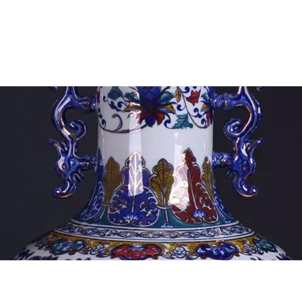 Bình hoa mẫu đơn trang trí BKCECN-9096