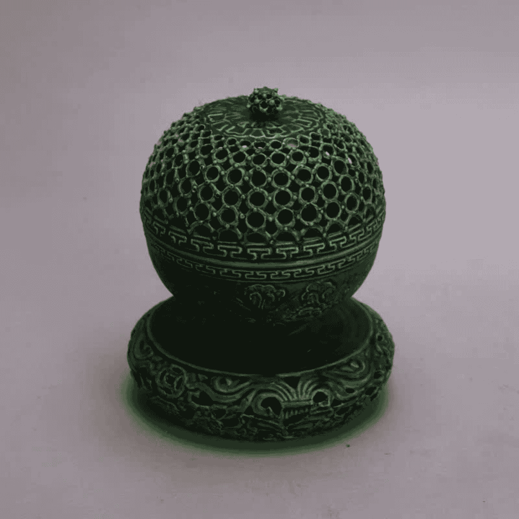Lư hương xoay cổ đại men lục BKCECN-9145