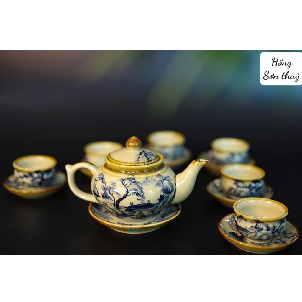 Các mẫu ấm chén sơn thủy BKCEVN-9150