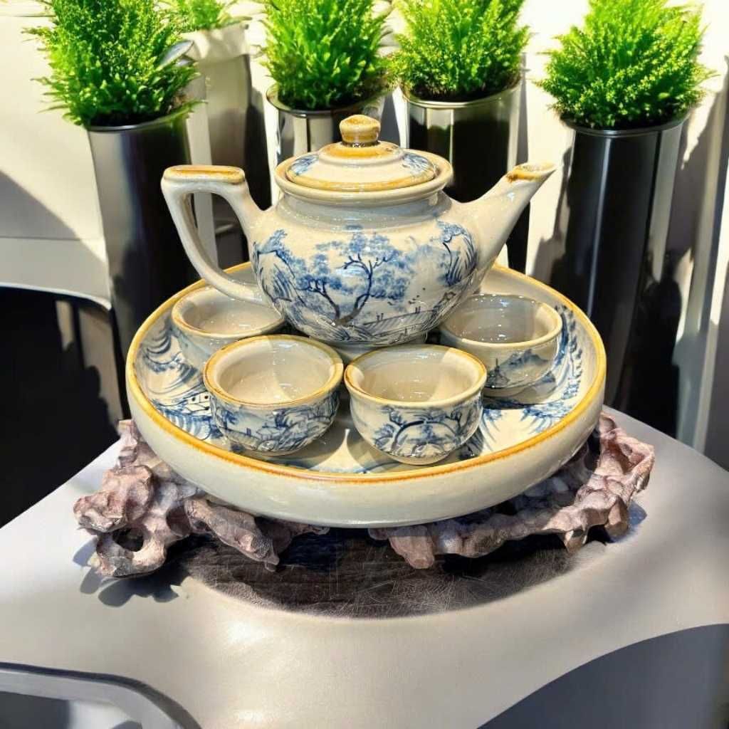 Bộ ấm chén sơn thủy hữu tình BKCEVN-9151