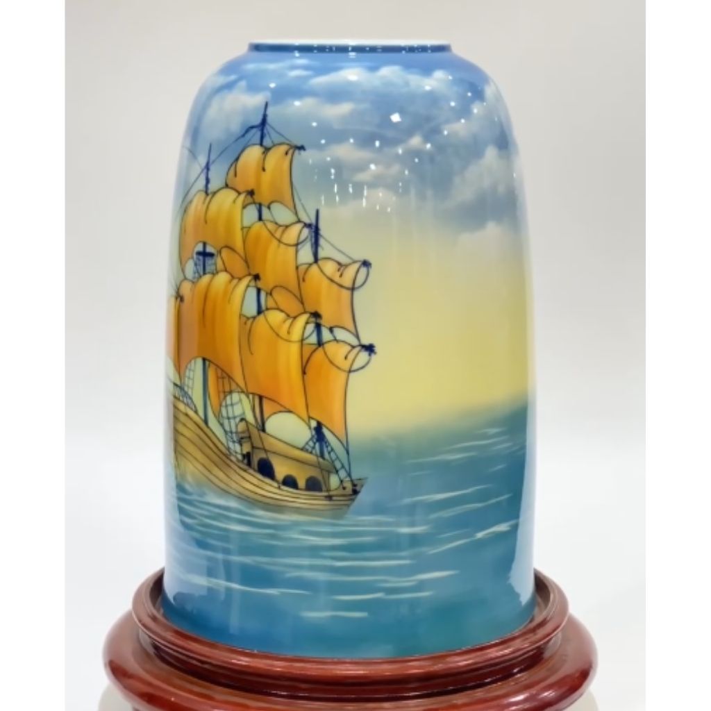 Lọ chuông gốm sứ thuận buồm xuôi gió BKCEVN-9164