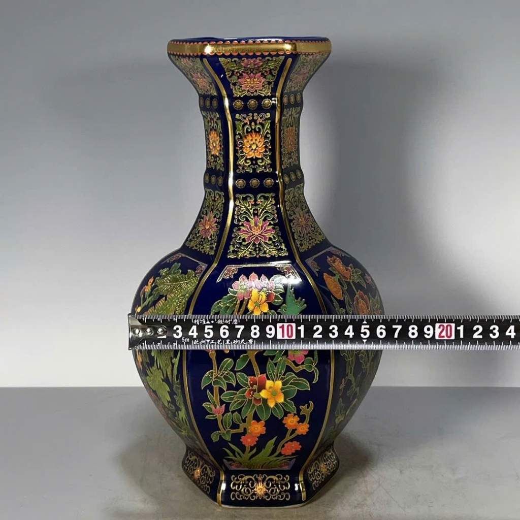 Bình Hoa Gốm Vẽ Ngũ Sắc BKCECN-9185