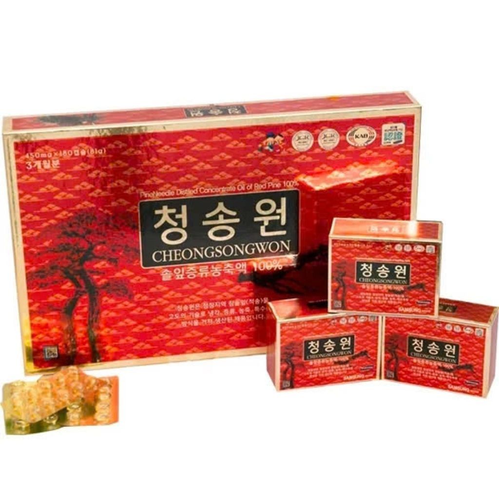 Viên tinh dầu thông đỏ Cheong song won BKHEKR-9017