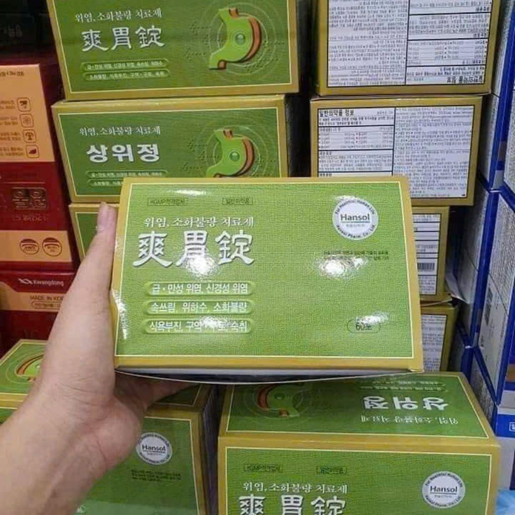THUỐC TRỊ DẠ DÀY ĐÔNG Y HÀN QUỐC HANSOL BKHEKR-9093