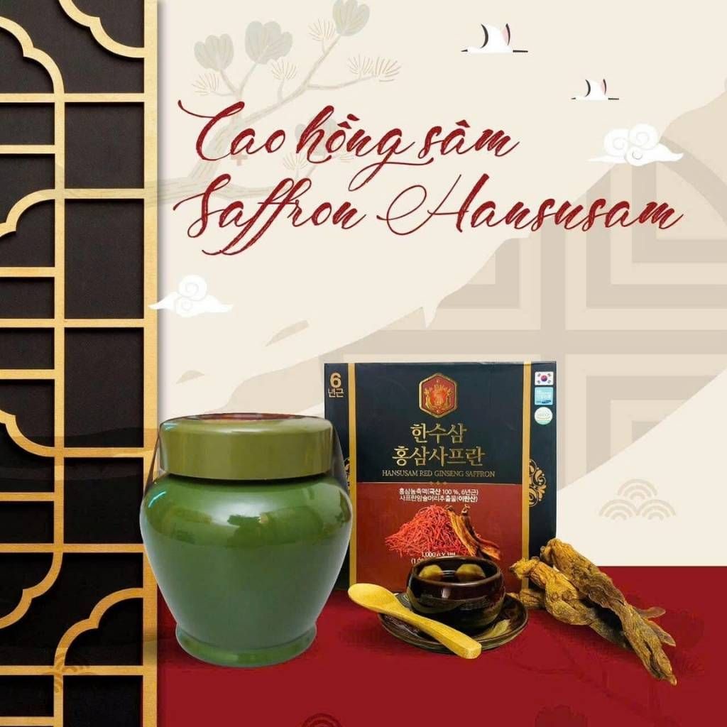 Cao Hũ Hồng Sâm Saffaron BKHEKR-9143