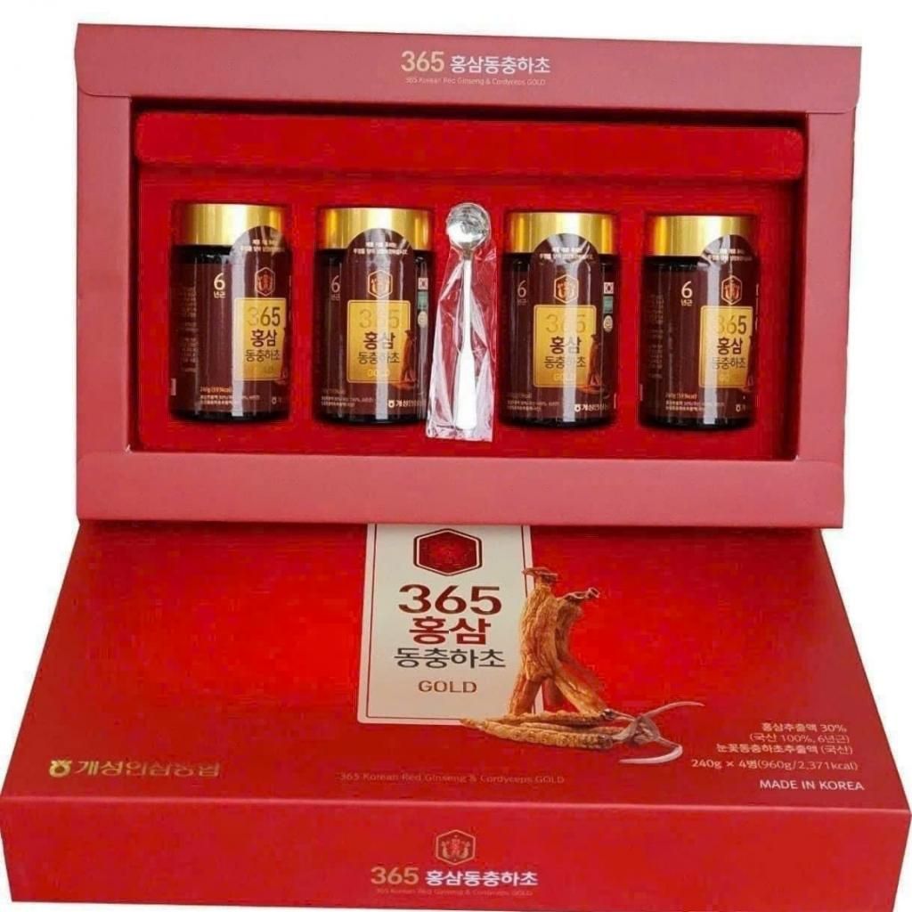 Cao Hồng Sâm Đông Trùng Hạ Thảo 365 Gold 6 năm tuổi BKHEKR-9163