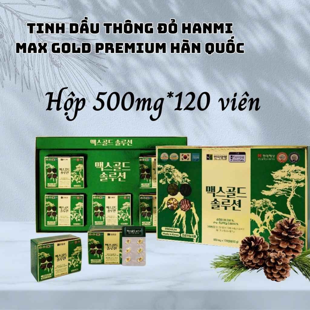 Tinh dầu thông đỏ max gold mẫu mới BKHEKR-9165