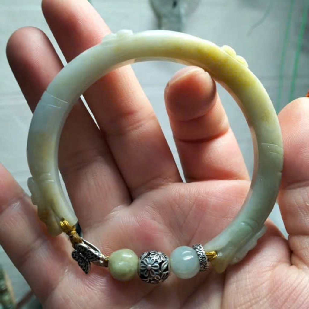 Vòng tay ngọc bích tự nhiên BKJEVN-9014