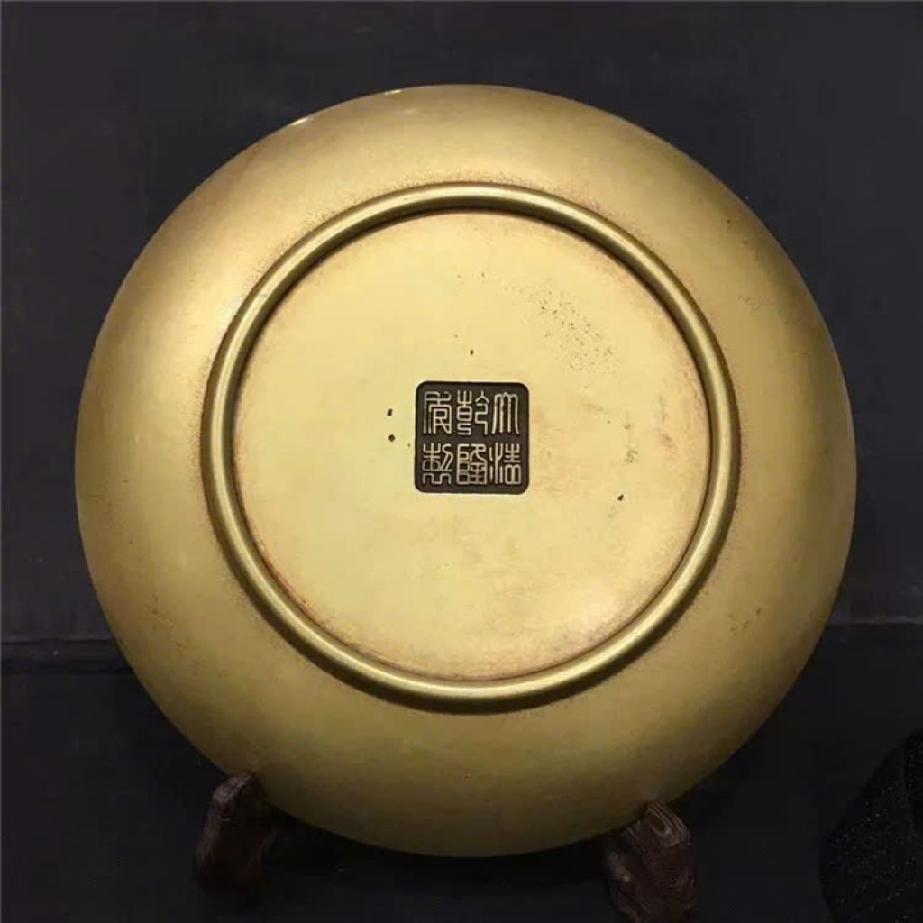 Đĩa đồng bát nhã tâm kinh BKMECN-9095