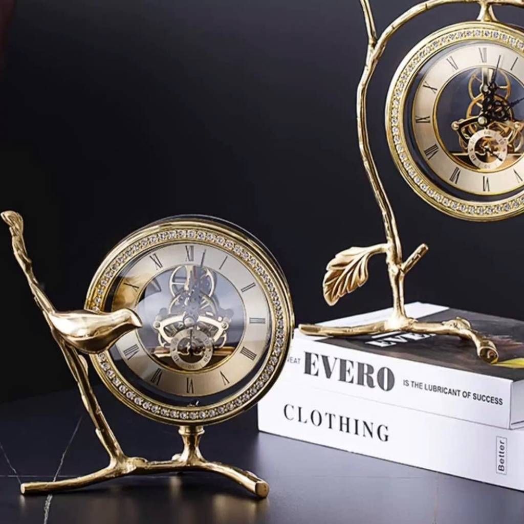 Đồng Hồ Decor Nghệ Thuật Dáng Chim Đậu Cành BKMECN-9127