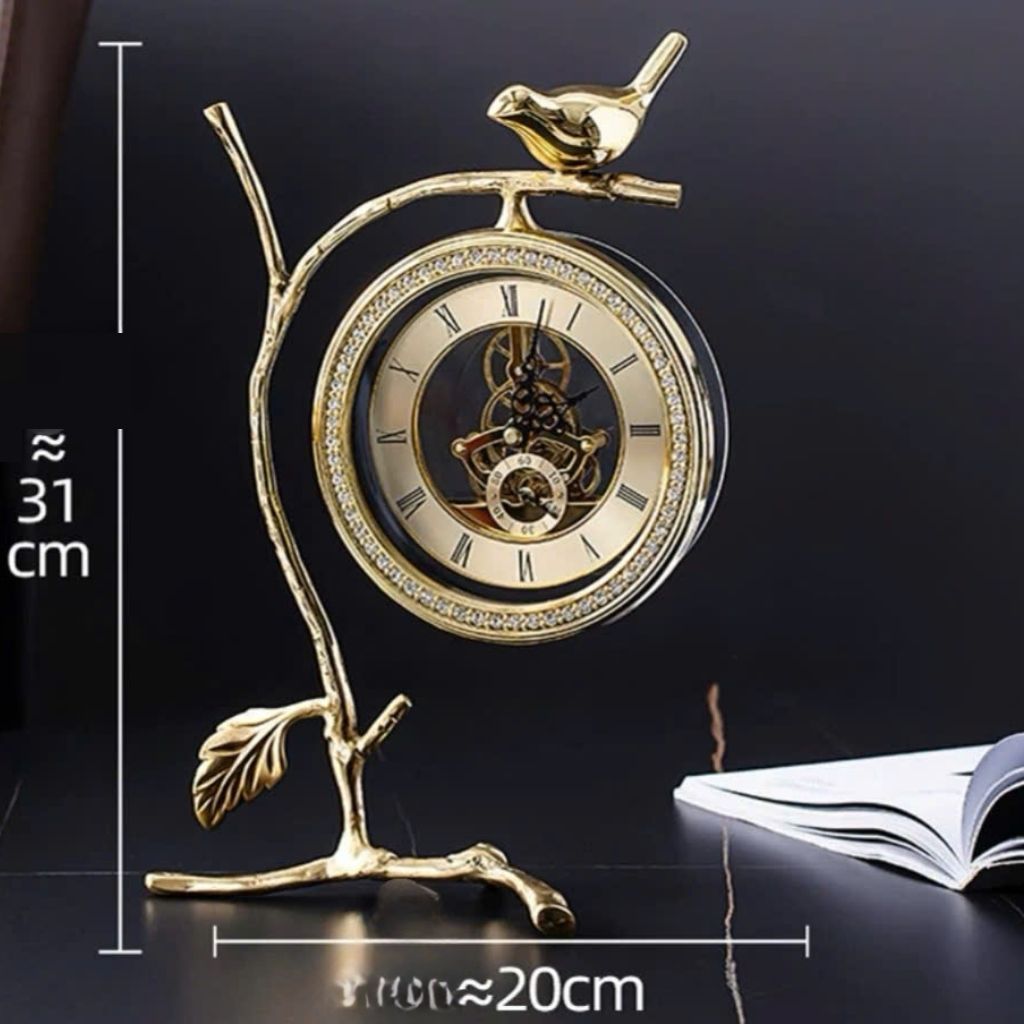 Đồng Hồ Decor Nghệ Thuật Dáng Chim Đậu Cành BKMECN-9127