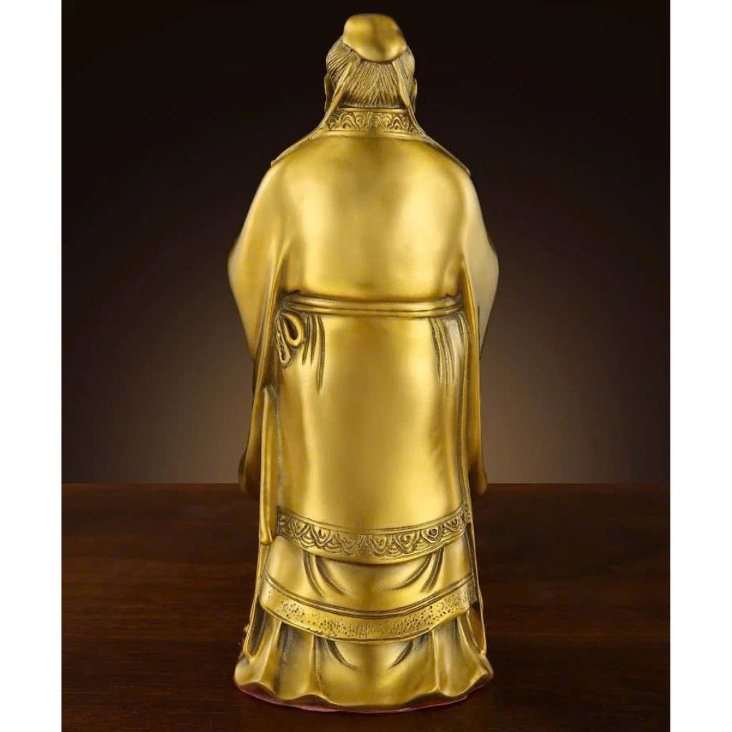 Tượng Khổng Tử đồng trang trí BKMEVN-9059