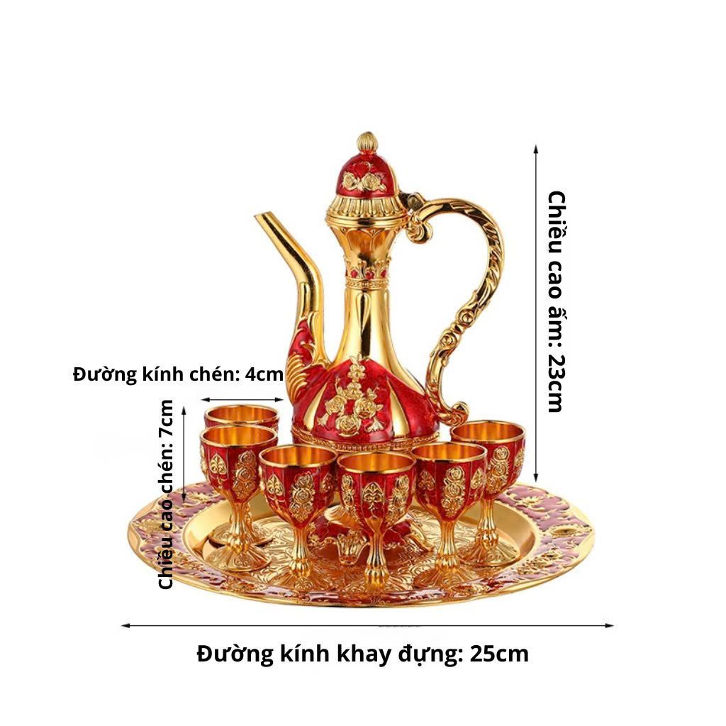 Bộ Ấm chén Phong Cách Cung Điện Châu Âu BKMEVN-9080