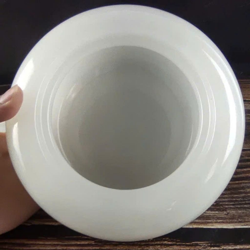 Hũ đựng trà bằng ngọc trắng BKSTVN-9016