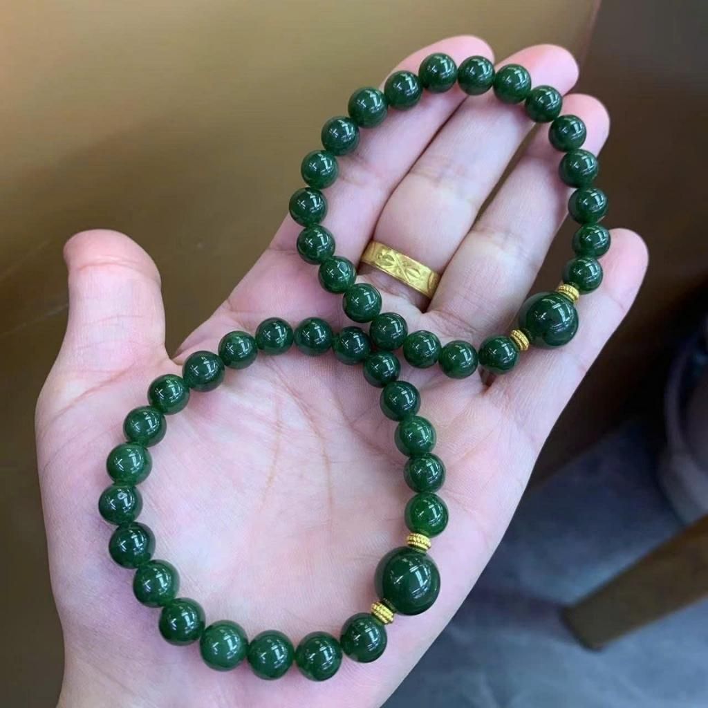 Vòng Tay Phong Thủy Xanh Lá BKSTCN-9130