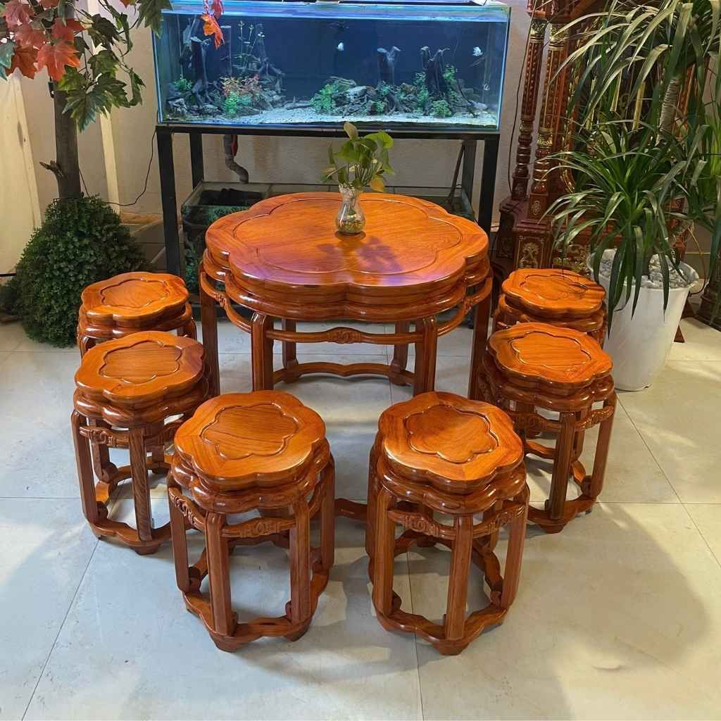 BỘ ĐÔN HOA MAI GỖ HƯƠNG ĐÁ BKWOVN-9098