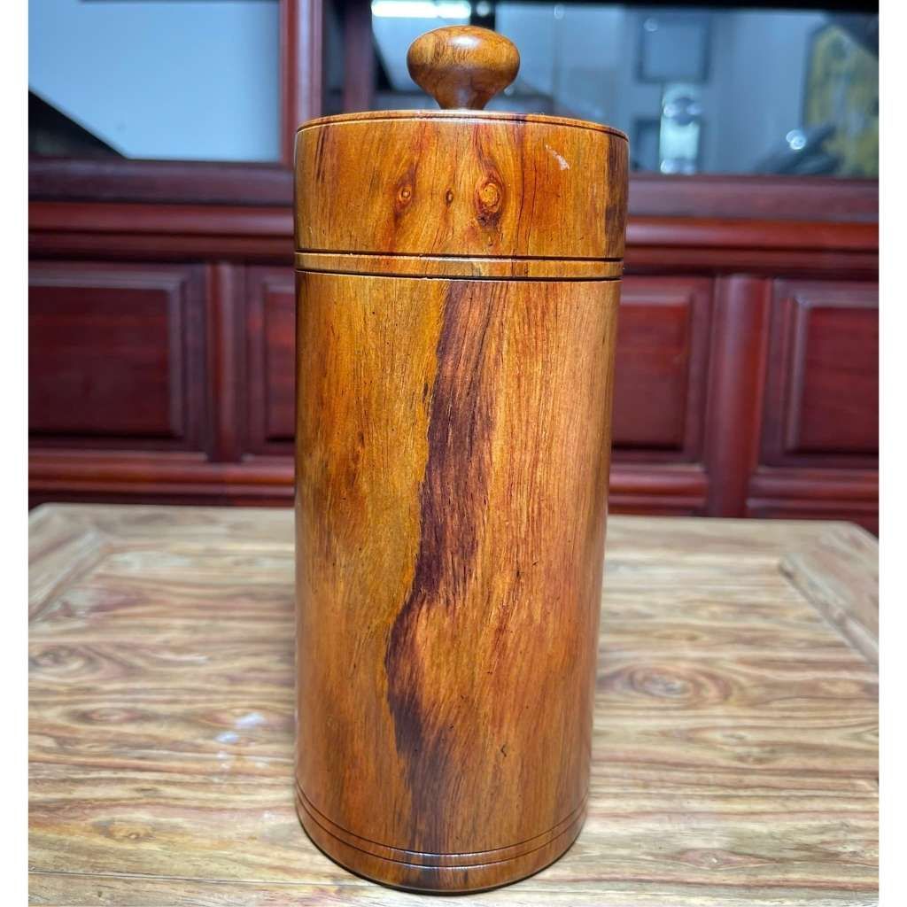 Hộp đựng trà gỗ sưa vân tím BKWOVN-9145