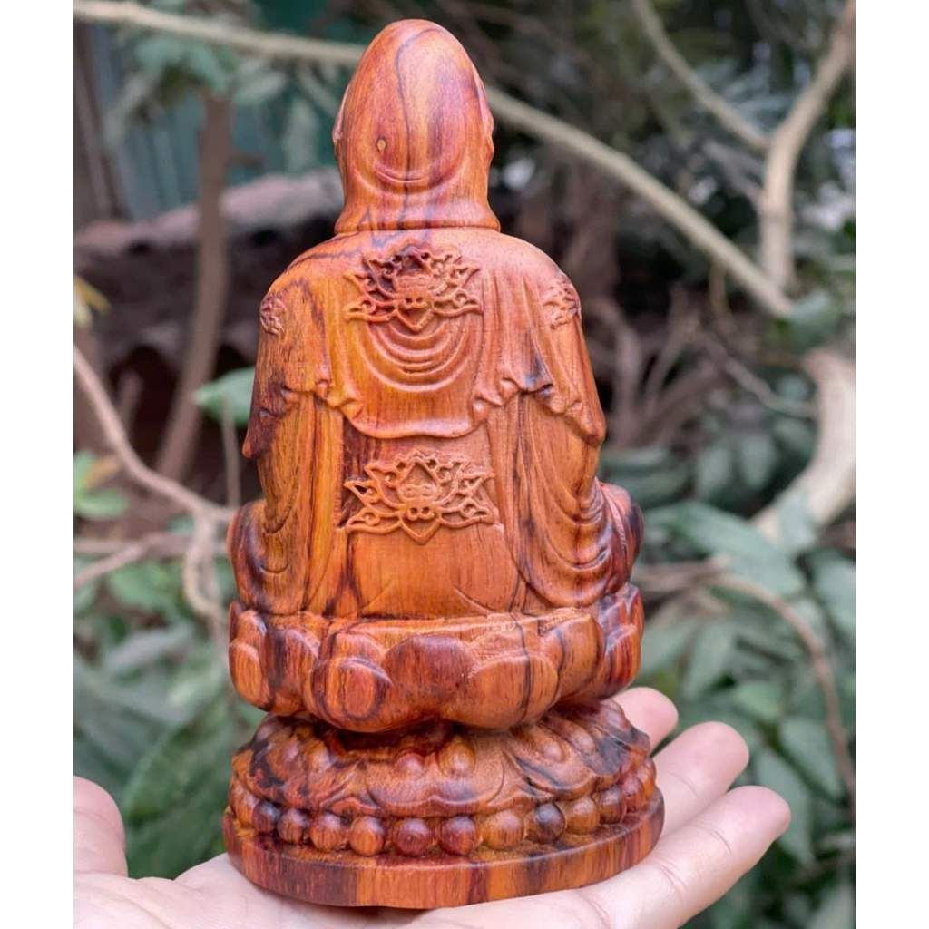 Phật bà Quan Âm ngồi đài sen BKWOVN-9146