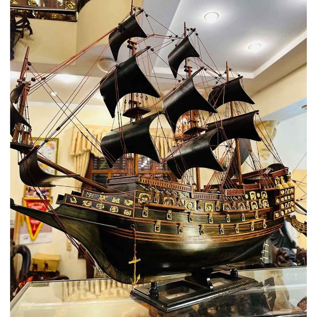 Thuận Buồm Xuôi Gió Gỗ Mun Hoa BKWOVN-9163