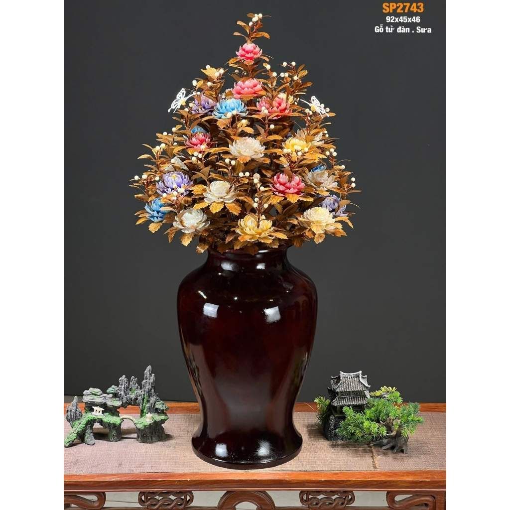 Bình hoa ngũ sắc cắm tứ diện BKWOVN-9169