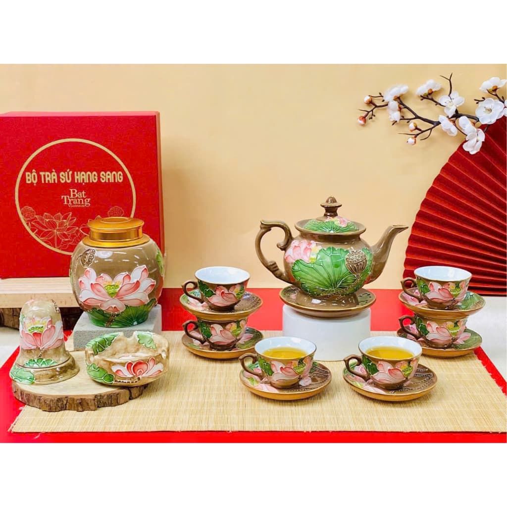 bộ ấm chén Bát Tràng BKCE-003300VN-00400
