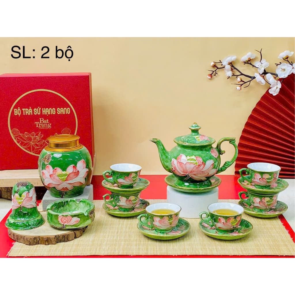 bộ ấm chén Bát Tràng BKCE-003300VN-00400