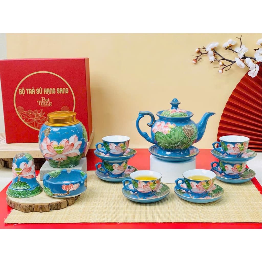 bộ ấm chén Bát Tràng BKCE-003300VN-00400