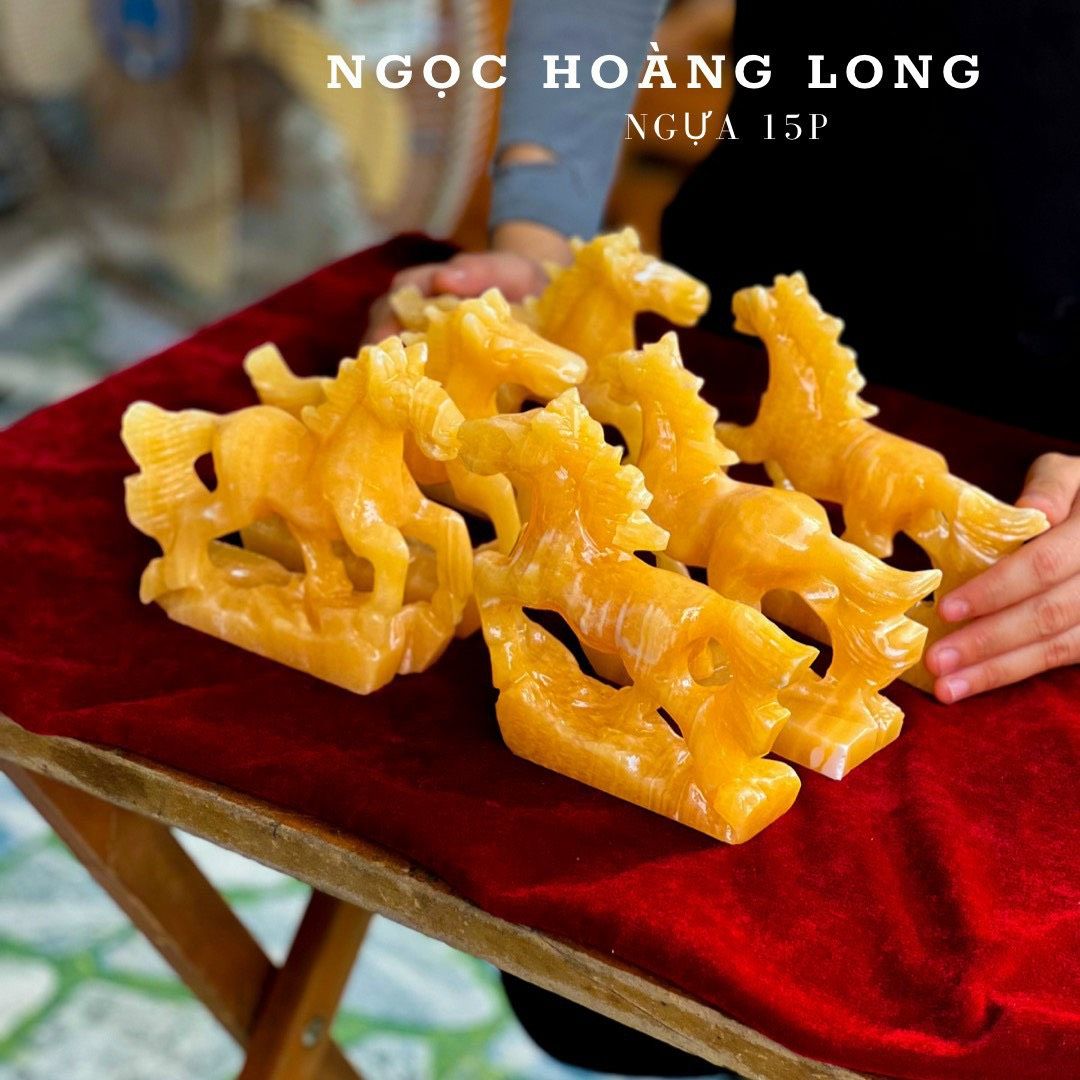  Ngựa Đá Ngọc Hoàng Long Cao Cấp 