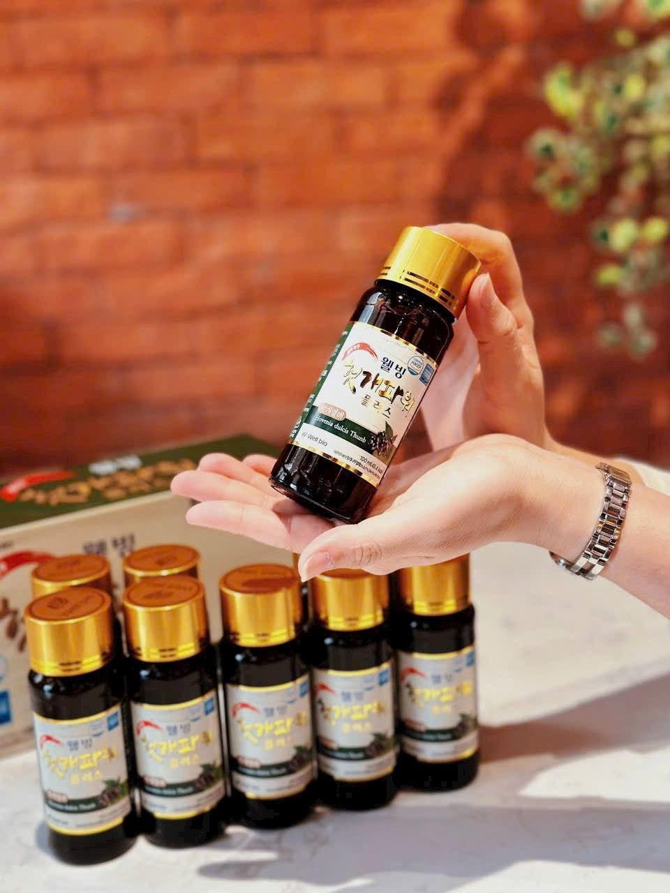 Nước Giải Rượu WellBio Nhập Khẩu Chính Hãng Hàn Quốc (100ml x 10 chai)