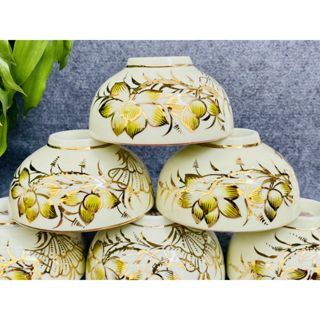 Bộ bát khắc họa tiết siêu đẹp