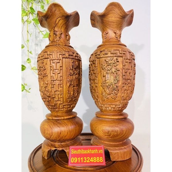 Lục bình gỗ hương tứ quý