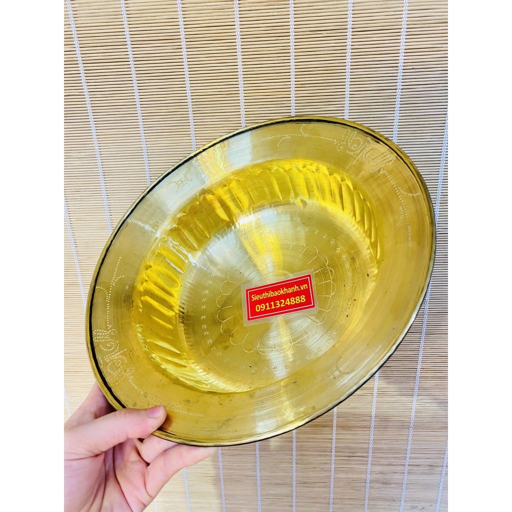 Khay đồng - đk 27 cm