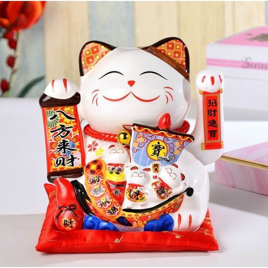 Mèo thần tài vàng Buôn May Bán Đắt