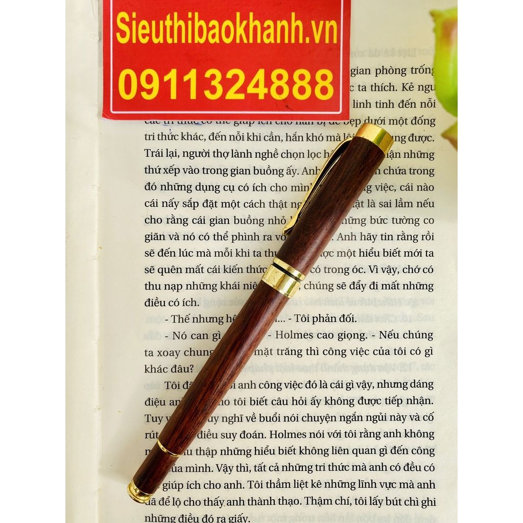 Bút viết chế tác từ gỗ quý-bảo khánh việt nam