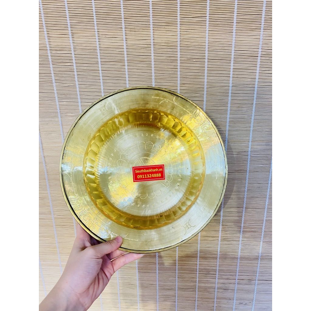 Khay đồng - đk 27 cm