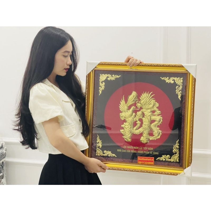 tranh đồng chữ Phúc cao cấp