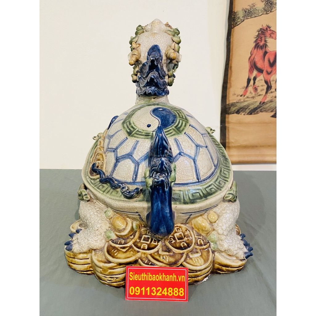 Long Quy gốm men rạn cao cấp