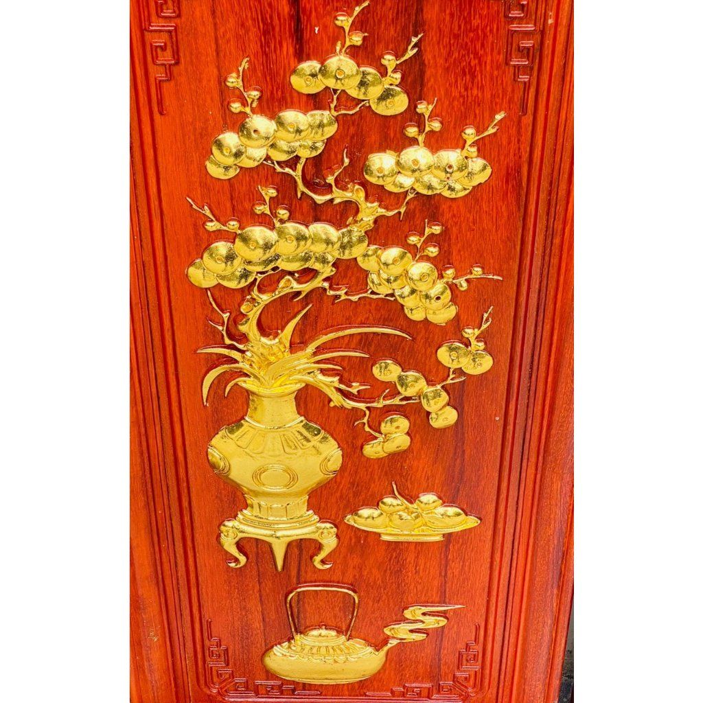 Tranh gỗ tứ quý