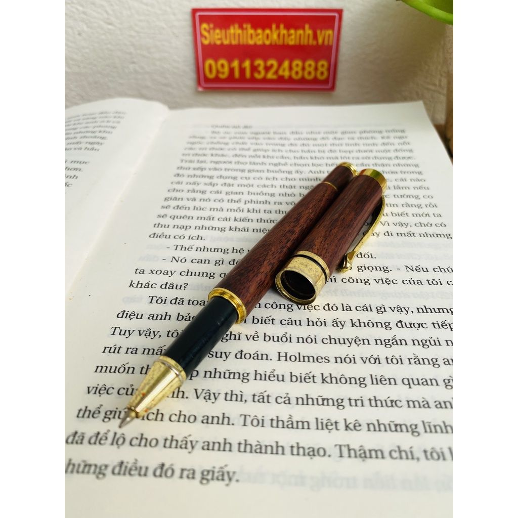 Bút viết chế tác từ gỗ quý-bảo khánh việt nam