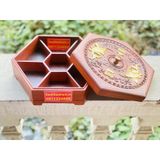  [ĐỒ DÙNG NGÀY TẾT]-Khay đựng bánh kẹo bằng gỗ hương thiết kế cao cấp 27cm-Siêu thị Bảo Khánh 