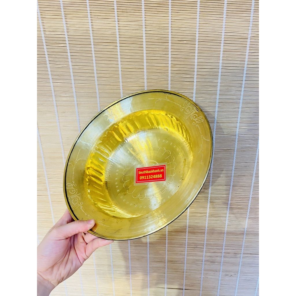 Khay đồng - đk 27 cm