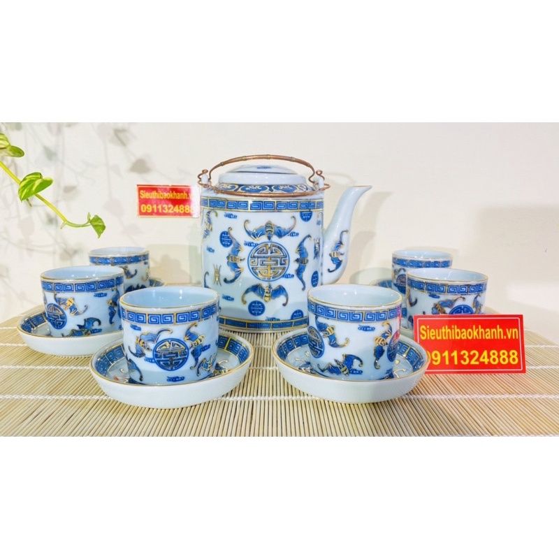 BỘ TÍCH VẼ VÀNG BÁT TRÀNG CHÍNH HÃNG-BÁT TRÀNG BẢO KHÁNH