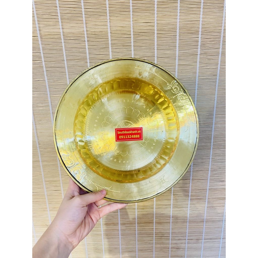 Khay đồng - đk 27 cm